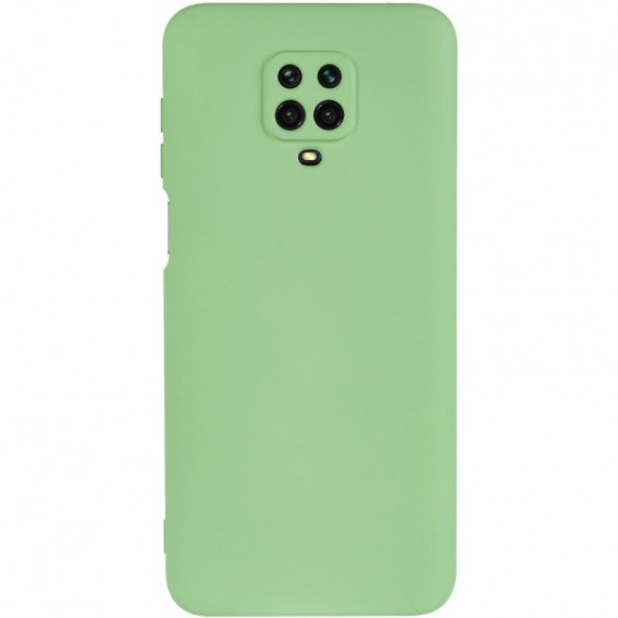 Чехол TPU GETMAN Liquid Silk Full Camera для Xiaomi Redmi Note 9s / Note 9 Pro / Note 9 Pro Max Зеленый / Pistachio