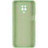 Чехол TPU GETMAN Liquid Silk Full Camera для Xiaomi Redmi Note 9s / Note 9 Pro / Note 9 Pro Max Зеленый / Pistachio