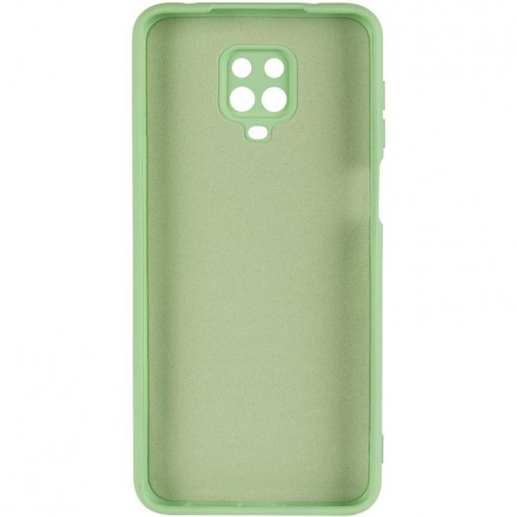 Чехол TPU GETMAN Liquid Silk Full Camera для Xiaomi Redmi Note 9s / Note 9 Pro / Note 9 Pro Max Зеленый / Pistachio