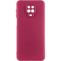 Чохол TPU GETMAN Liquid Silk Full Camera для Xiaomi Redmi Note 9s / Note 9 Pro / Note 9 Pro Max Бордовий / Marsala