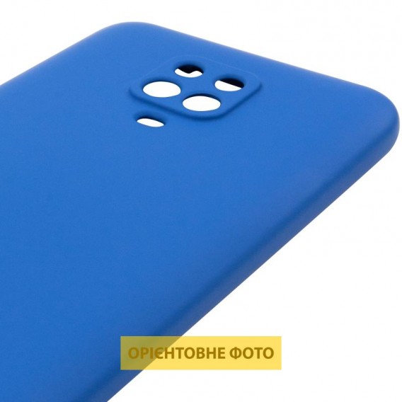 Чехол TPU GETMAN Liquid Silk Full Camera для Xiaomi Redmi Note 9s / Note 9 Pro / Note 9 Pro Max Синий / Royal blue