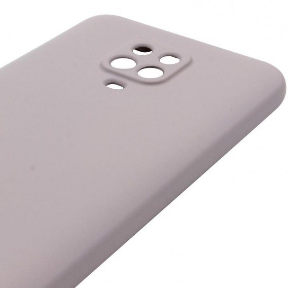 Чохол TPU GETMAN Liquid Silk Full Camera для Xiaomi Redmi Note 9s / Note 9 Pro / Note 9 Pro Max Сірий / Lavender