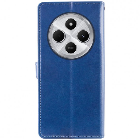 Шкіряний чохол-книжка GETMAN Gallant (PU) для Xiaomi Redmi 14C / Poco C75 Синій
