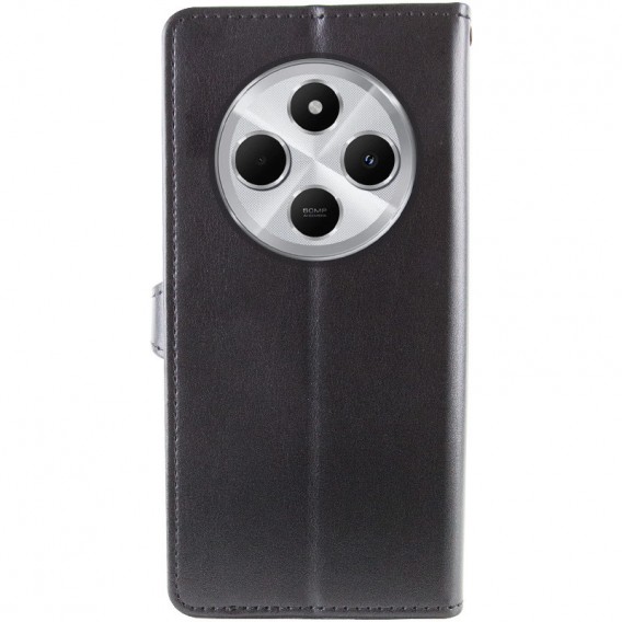 Кожаный чехол-книжка GETMAN Gallant (PU) для Xiaomi Redmi 14C / Poco C75 Черный