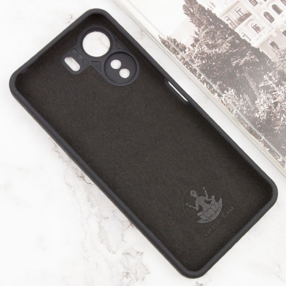 Чохол Silicone Cover Lakshmi Full Camera (AA) для Oppo A60 4G Чорний / Black