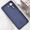 Чохол Silicone Cover Lakshmi Full Camera (AA) для Oppo A60 4G Синій / Midnight Blue
