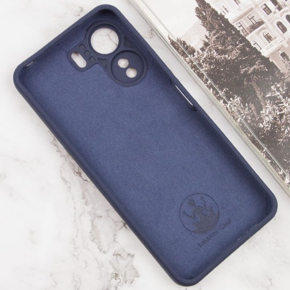 Чохол Silicone Cover Lakshmi Full Camera (AA) для Oppo A60 4G Синій / Midnight Blue