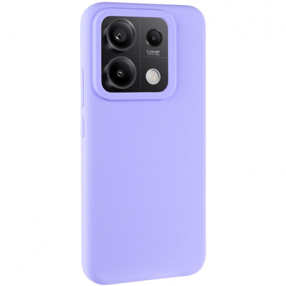 Чохол Silicone Cover Lakshmi (AAA) для Xiaomi Redmi Note 13 5G Бузковий / Dasheen