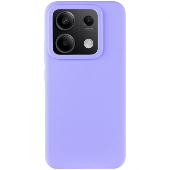 Чохол Silicone Cover Lakshmi (AAA) для Xiaomi Redmi Note 13 5G Бузковий / Dasheen