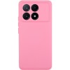 Чехол TPU GETMAN Liquid Silk Full Camera для Xiaomi Poco X6 Pro Розовый / Pink