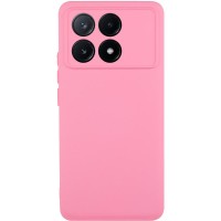 Чохол TPU GETMAN Liquid Silk Full Camera для Xiaomi Poco X6 Pro Рожевий / Pink