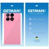 Чехол TPU GETMAN Liquid Silk Full Camera для Xiaomi Poco X6 Pro Розовый / Pink