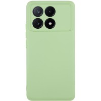 Чохол TPU GETMAN Liquid Silk Full Camera для Xiaomi Poco X6 Pro Зелений / Pistachio