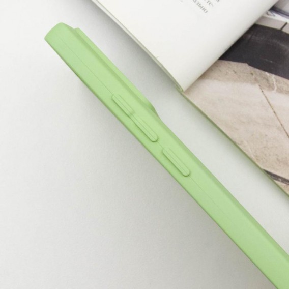 Чехол TPU GETMAN Liquid Silk Full Camera для Xiaomi Poco X6 Pro Зеленый / Pistachio