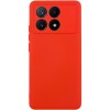 Чохол TPU GETMAN Liquid Silk Full Camera для Xiaomi Poco X6 Pro Червоний / Red