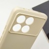 Чохол TPU GETMAN Liquid Silk Full Camera для Xiaomi Poco X6 Pro Пісочний / Sand