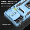 Ударопрочный чехол Camshield Army Ring для Samsung Galaxy A06 Голубой / Light Blue