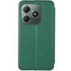 Кожаный чехол-книжка Classy для Realme C61 4G Зеленый