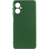 Чохол Silicone Cover Lakshmi Full Camera (AA) для Motorola Moto G55 5G Зелений / Dark green