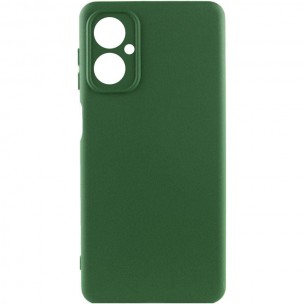 Чехол Silicone Cover Lakshmi Full Camera (AA) для Motorola Moto G55 5G Зеленый / Dark green