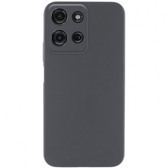 Чохол Silicone Cover Lakshmi Full Camera (AA) для Motorola Moto G75 5G Шоколадний / Chocolate