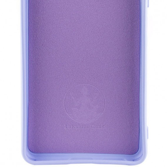 Чохол Silicone Cover Lakshmi Full Camera (AA) для Motorola Moto G75 5G Бузковий / Dasheen
