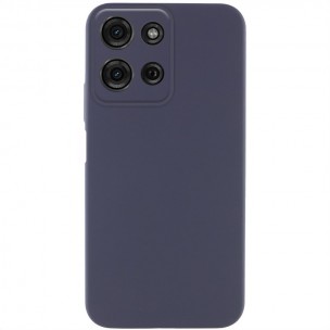 Чехол Silicone Cover Lakshmi Full Camera (AA) для Motorola Moto G75 5G Синий / Midnight Blue