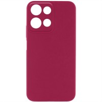 Чохол Silicone Cover Lakshmi Full Camera (AA) для Motorola Moto G75 5G Бордовий / Marsala