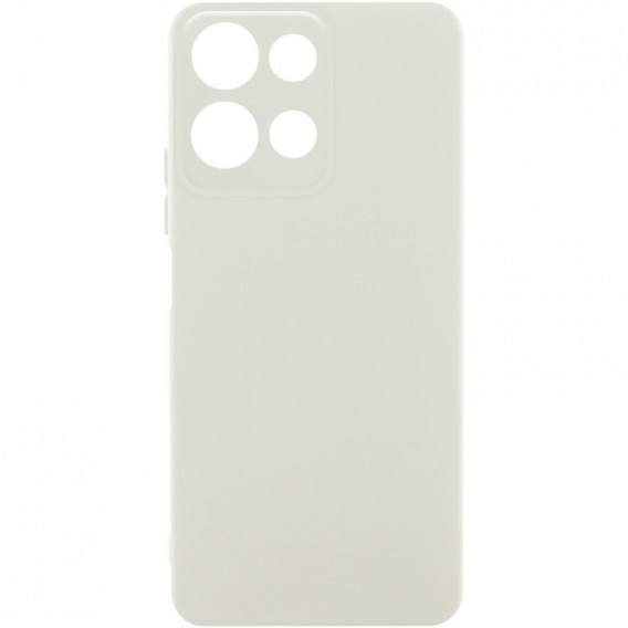 Чохол Silicone Cover Lakshmi Full Camera (AA) для Motorola Moto G75 5G Білий / White