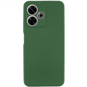 Чехол Silicone Cover Lakshmi Full Camera (AAA) для Xiaomi Redmi Note 14 5G Зеленый / Cyprus Green
