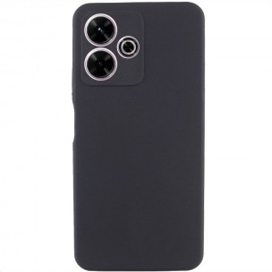 Чехол Silicone Cover Lakshmi Full Camera (AAA) для Xiaomi Redmi Note 14 5G Черный / Black