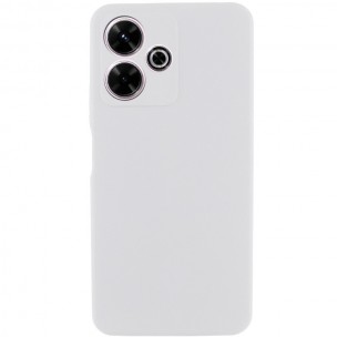 Чехол Silicone Cover Lakshmi Full Camera (AAA) для Xiaomi Redmi Note 14 5G Белый / White