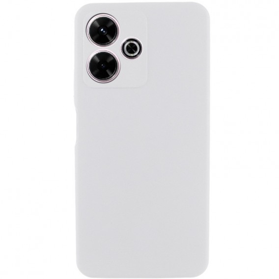 Чехол Silicone Cover Lakshmi Full Camera (AAA) для Xiaomi Redmi Note 14 5G Белый / White