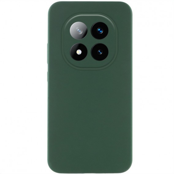 Чохол Silicone Cover Lakshmi Full Camera (AAA) для Xiaomi Redmi Note 14 Pro+ Зелений / Cyprus Green