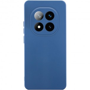Чохол Silicone Cover Lakshmi Full Camera (AAA) для Xiaomi Redmi Note 14 Pro+ Синій / Denim Blue