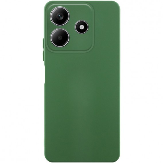Чехол Silicone Cover Lakshmi Full Camera (AA) для Xiaomi Redmi Note 14 5G Зеленый / Dark green