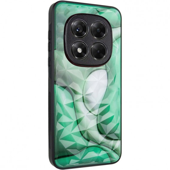 TPU+PC чехол Prisma BubbleGum для Xiaomi Redmi Note 14 Pro 4G 3D Green