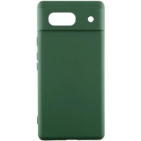 Чохол TPU GETMAN Liquid Silk Full Camera для Google Pixel 6 Зелений / Dark green