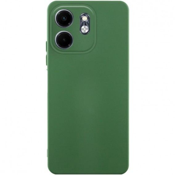 Чохол TPU GETMAN Liquid Silk Full Camera для Infinix Smart 9 4G / Hot 50i Зелений / Dark green