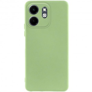 Чехол TPU GETMAN Liquid Silk Full Camera для Infinix Smart 9 4G / Hot 50i Зеленый / Pistachio