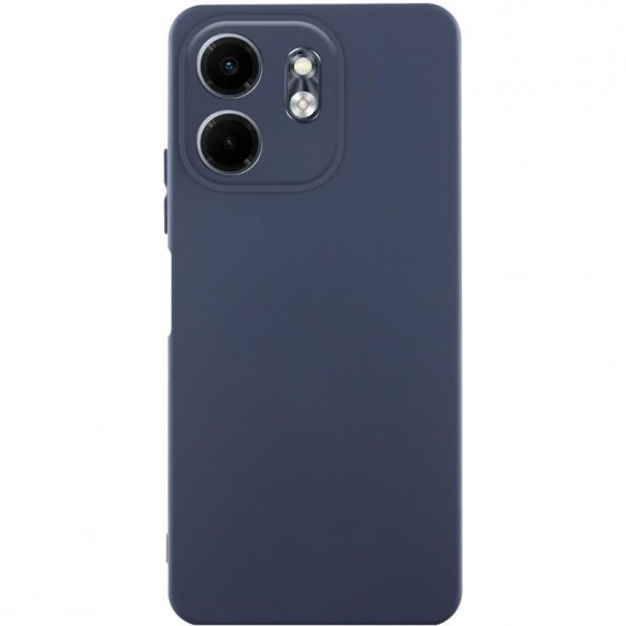 Чехол TPU GETMAN Liquid Silk Full Camera для Infinix Smart 9 4G / Hot 50i Синий / Midnight Blue