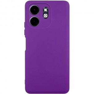 Чехол TPU GETMAN Liquid Silk Full Camera для Infinix Smart 9 4G / Hot 50i Фиолетовый / Purple