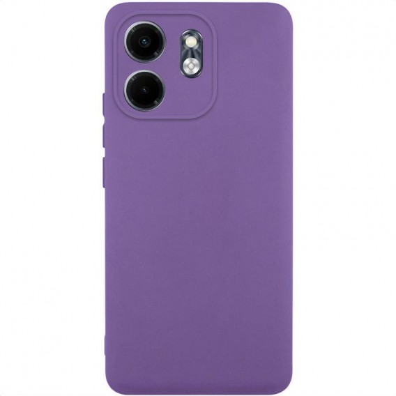 Чохол TPU GETMAN Liquid Silk Full Camera для Infinix Smart 9 4G / Hot 50i Фіолетовий / Amethyst