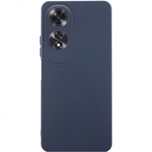 Чохол TPU GETMAN Liquid Silk Full Camera для Oppo A60 4G Синій / Midnight Blue