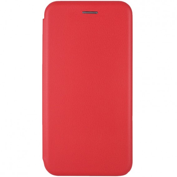 Кожаный чехол-книжка Classy для Xiaomi Redmi Note 14 4G (Europe version) Красный