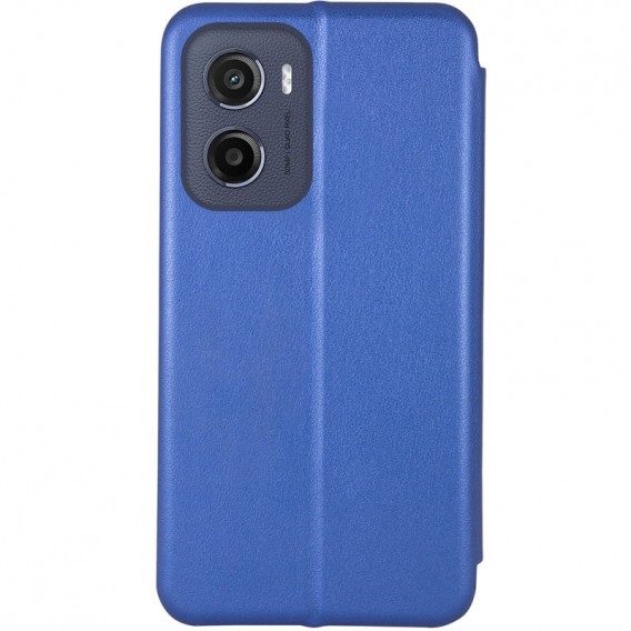Кожаный чехол-книжка Classy для Motorola Moto G05 / E15 Синий