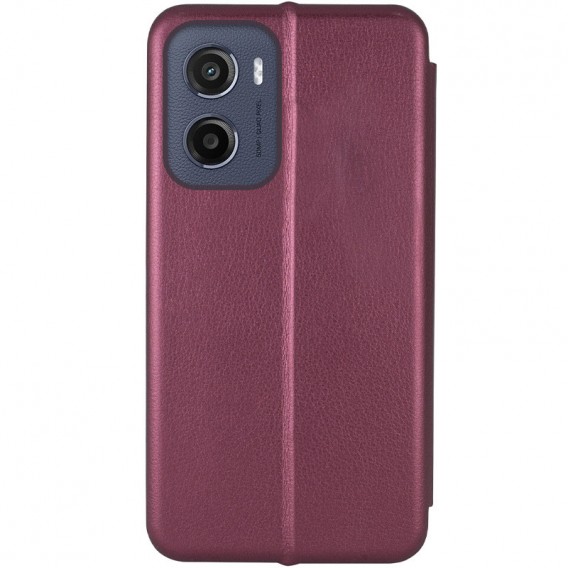 Шкіряний чохол-книжка Classy для Motorola Moto G05 / E15 Бордовий