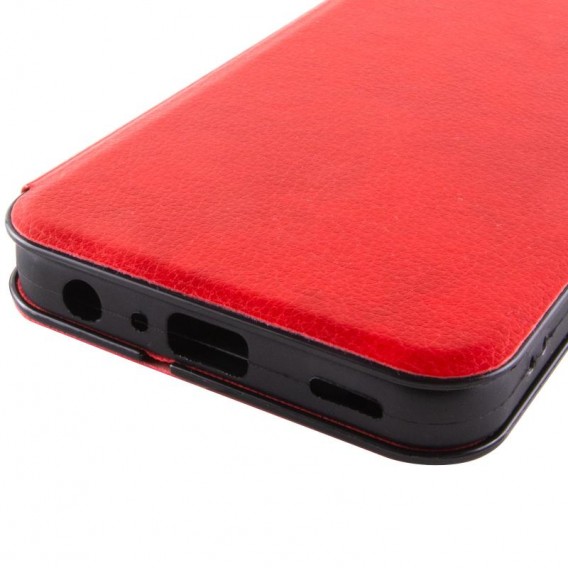 Кожаный чехол-книжка Belora для Samsung Galaxy A05s Red