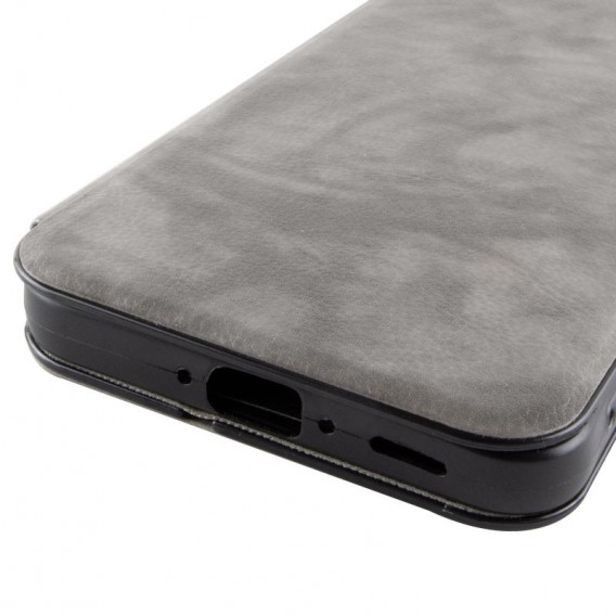 Кожаный чехол-книжка Belora для Samsung Galaxy A36 5G / A56 5G Gray