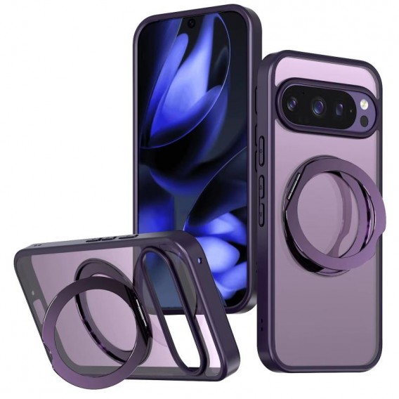 Чехол TPU+PC Aura Fold для Google Pixel 9 / 9 Pro / 10 / 10 Pro Purple